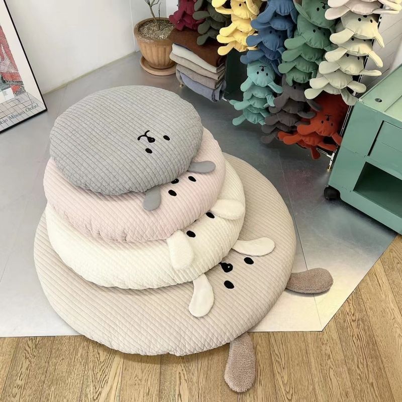 Neu Ins Style Vier Jahreszeiten Universal Bett Abnehmbare Haustier Katze Hund Gesteppte Sitzkissen Reine Baumwolle_voghion.com
