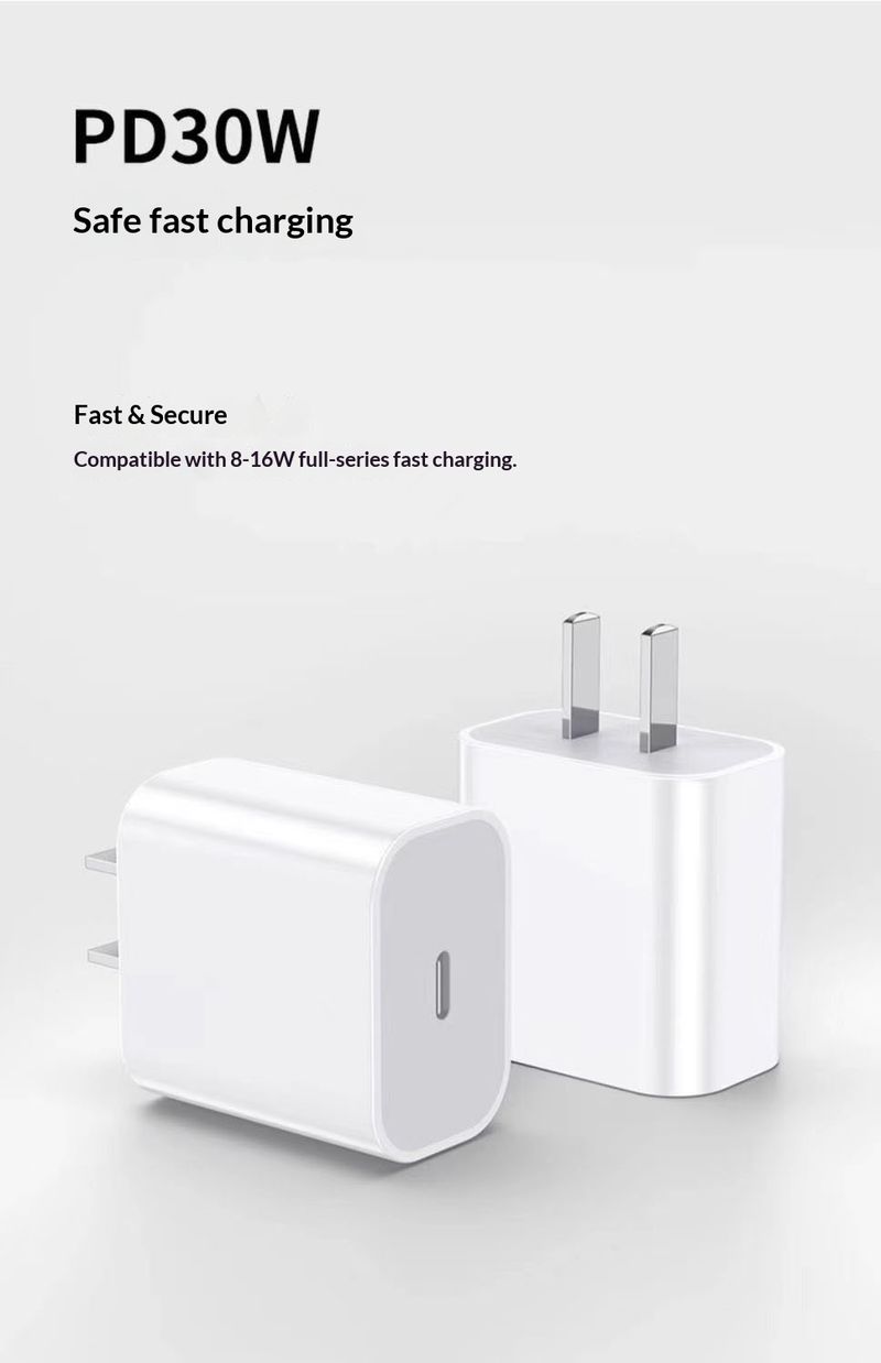 Digitex-kompatibles 30W-Ladegerät, Original 15 Schnellladekopf, iPhone 16/14 Datenkabel-Set_voghion.com