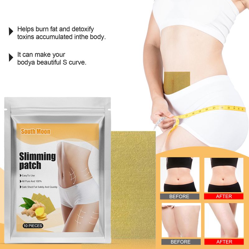 South Moon Ginger Körperformung für großen Bauch, schmale Taille, straffen Bauchnabel, leichtes Gesundheitspflaster_voghion.com