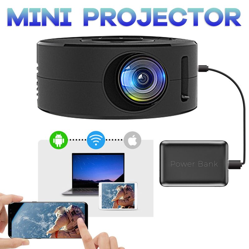 Portable Theater 1080p Android Smart HD 4K Wireless Projector For Home Use_voghion.com