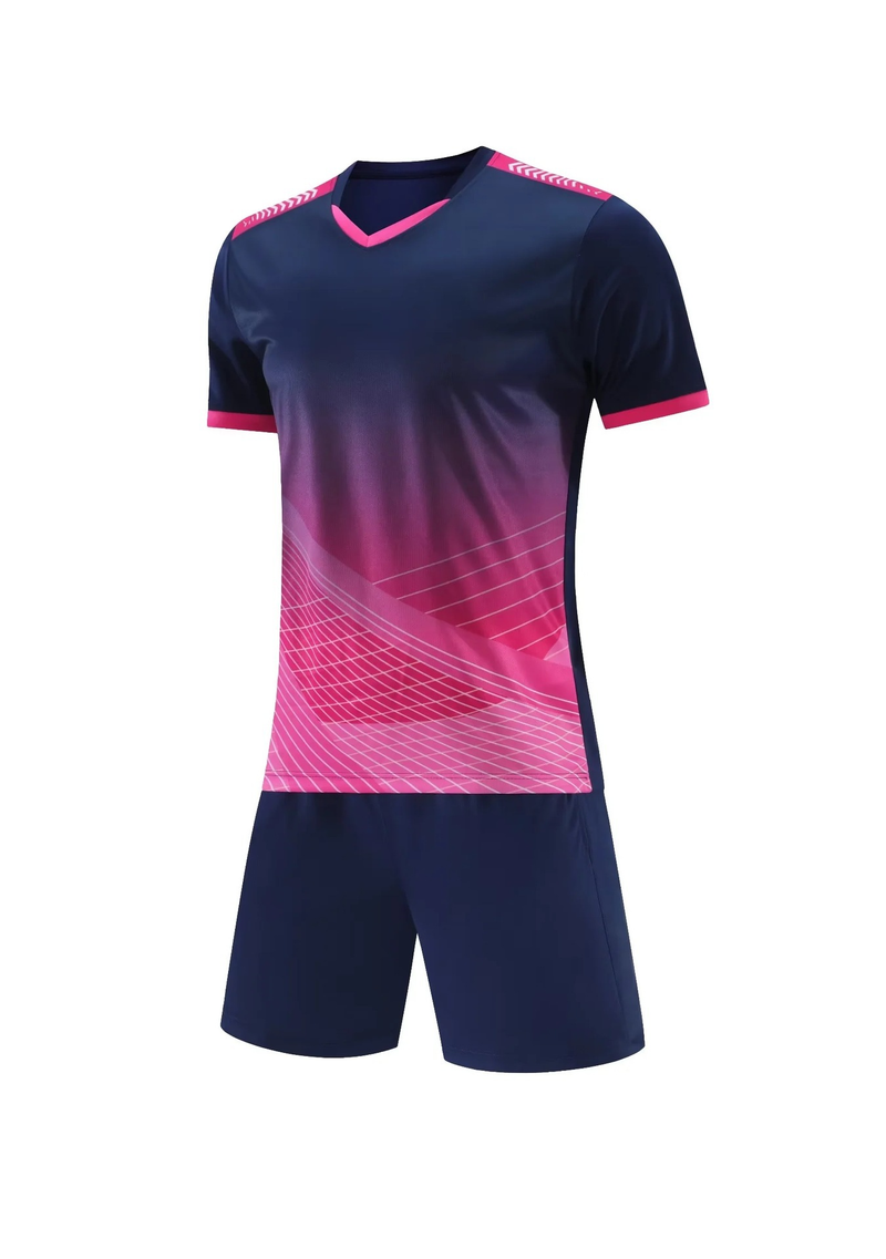 Maglia da calcio da allenamento per bambini, traspirante, a maniche corte, disponibile anche per adulti con stampa._voghion.com