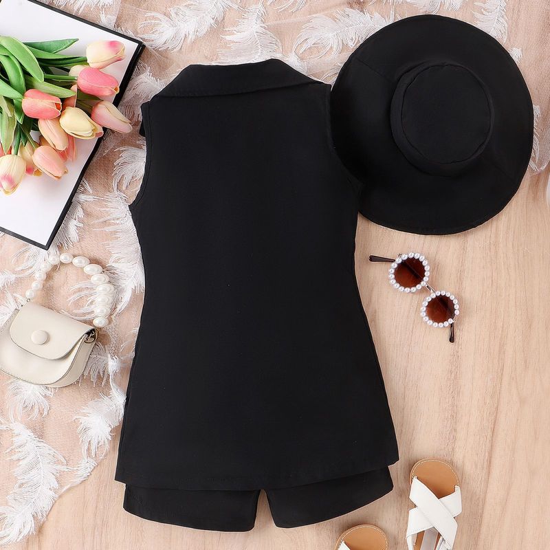 Wind, spring, summer, small medium-sized children's suspender, pit stripe vest, shorts, sleeveless suit jacket, hat, and_voghion.com