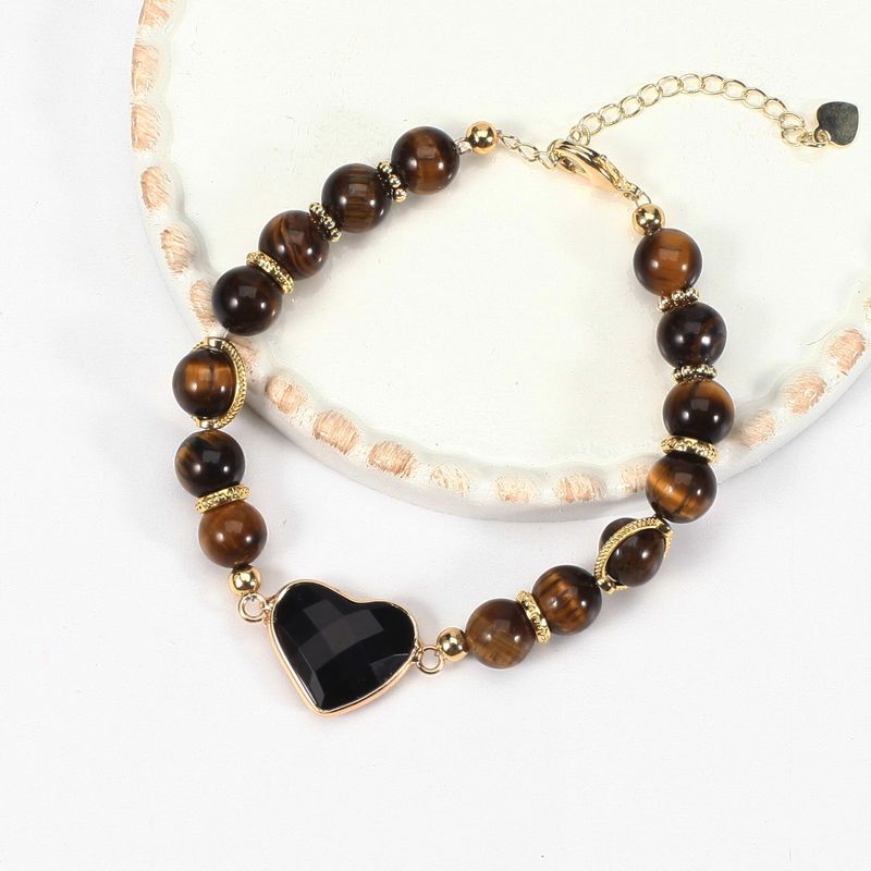 8 cm-es Eye Love Natural karkötő női egyszerű retró faroklánc állítható_voghion.com