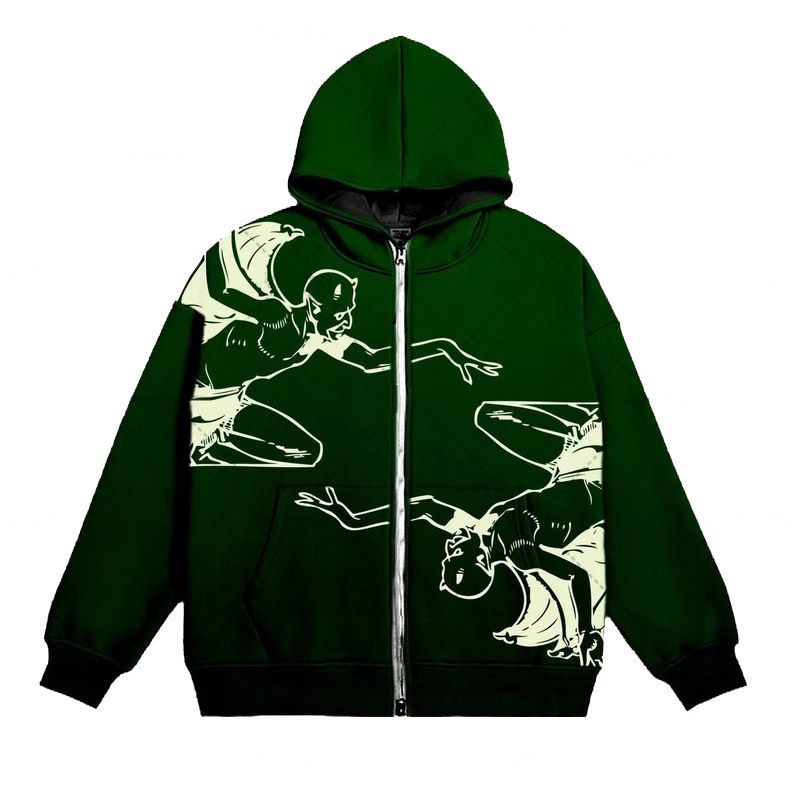 Y2K Millennium girocollo maglione scheletro coppia stile 2022 autunno/inverno nuovo cappotto a maniche lunghe con teschio_voghion.com