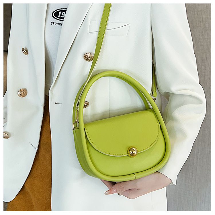 Borsa da donna strutturata stile occidentale Borsa estiva piccola stile coreano nuova borsa a tracolla alla moda Borsa quadrata portatile a colori a contrasto_voghion.com