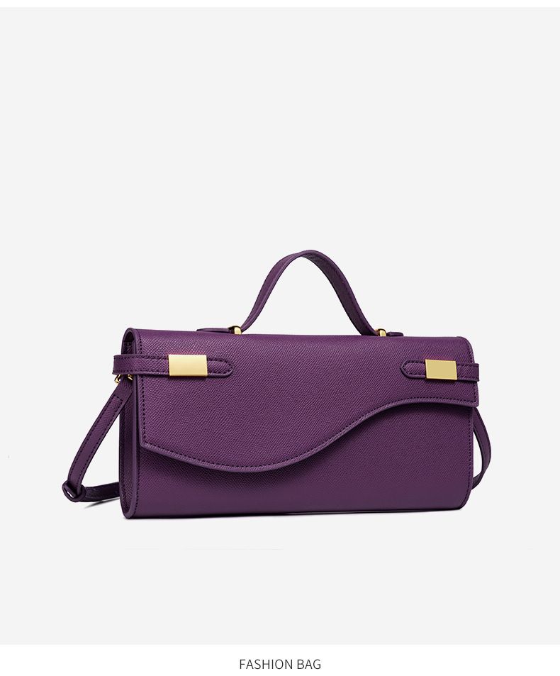 Borsa a mano multifunzione con stampa di palme. Tracolla lunga/corta convertibile per l'uso a tracolla o a mano. Design ispirato con 9 colori tra cui scegliere._voghion.com