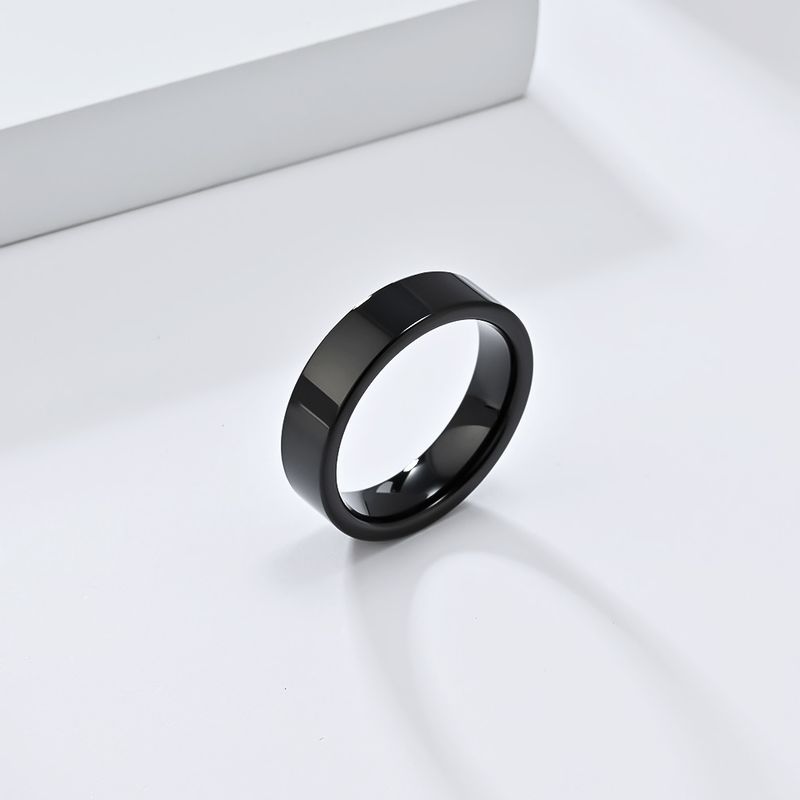 Anel de aço de tungstênio de 468 mm, elegante e simples, luz de anel, luxo, estilo frio de alta qualidade, tungstênio, ouro, casal, joias de mão, presente_voghion.com