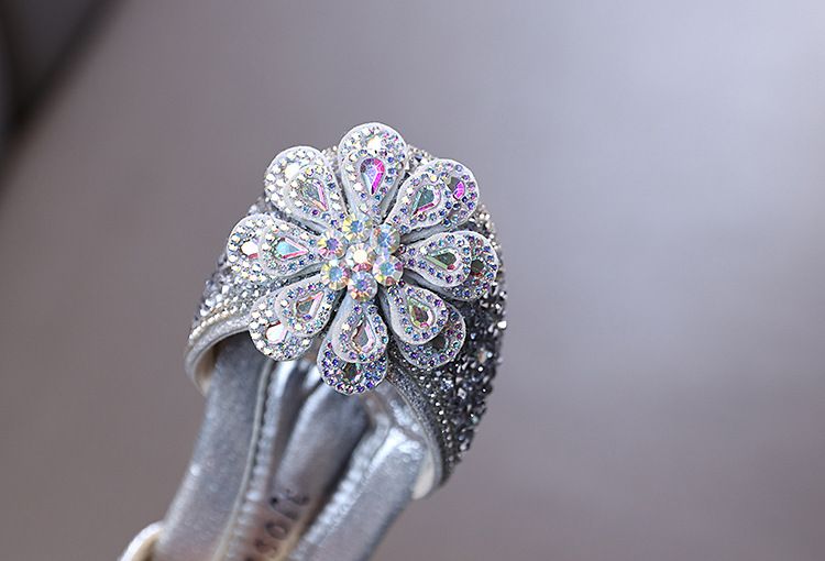 Neu Dame Baby Mädchen Mädchen Prinzessin Diamant Einzelnen Schuh Schuhe Dance_voghion.com