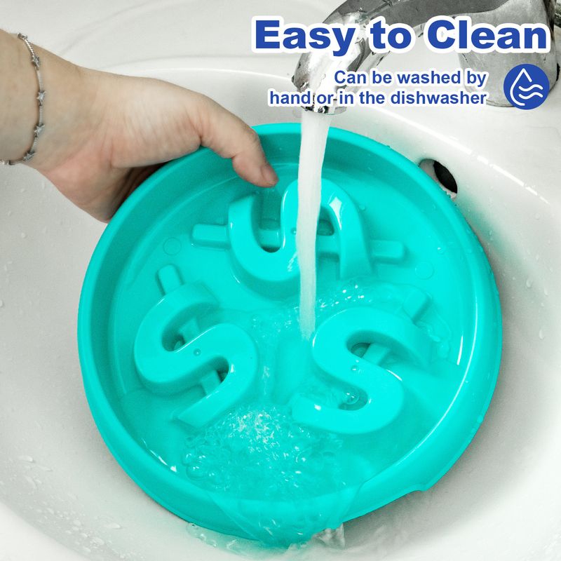 Feeding Anti-Slip Anti-Tip For Small Medium Dogs And Cats Anti-Choke Slow Feeder Dog Bowl Pet Supplies_voghion.com