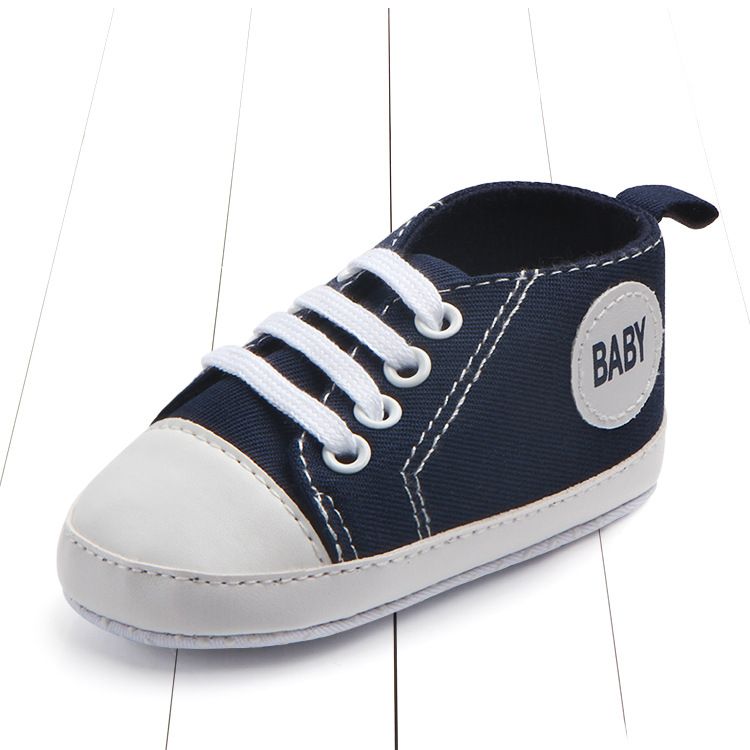 Zapatos de lona para caminar para bebés de 0 a 1 año con suela blanda para primavera y otoño 0106 Total_voghion.com