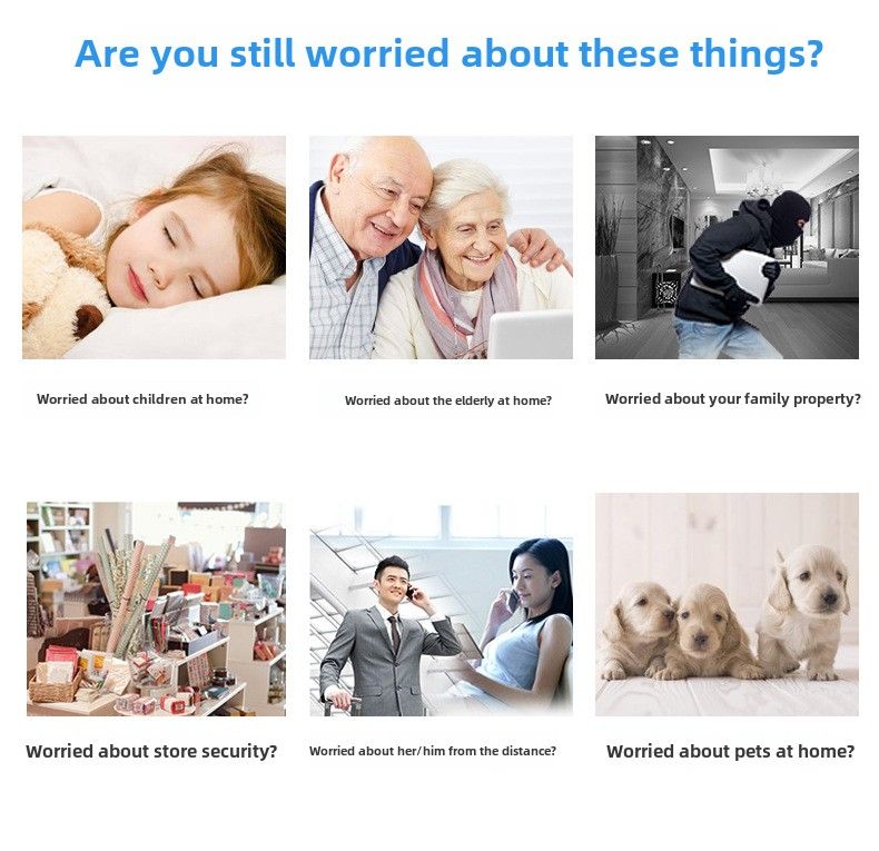 360-Degree Panoramic Security Camera - 720P HD, WiFi, Two-Way Audio, Night Vision, Cloud Storage, Motion Detection, Baby/Pet Monitoring, Easy Setup Fo_voghion.com