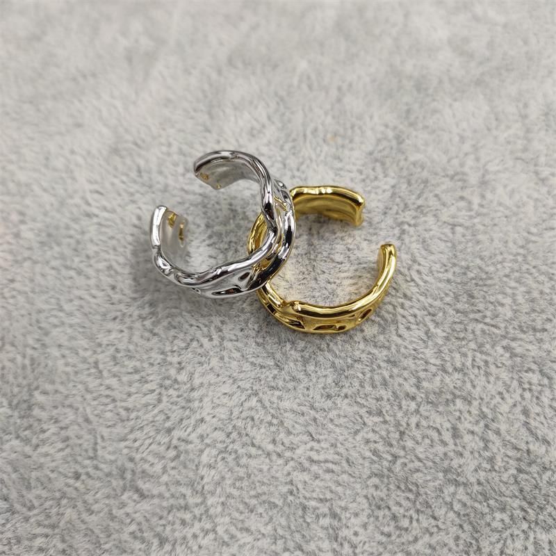 Nuovo anello di design originale Ins in ottone placcato oro_voghion.com
