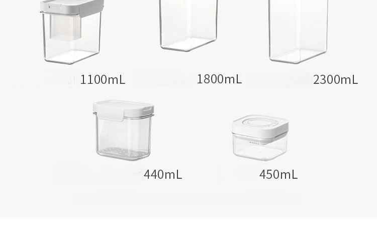 Contenitore in plastica sigillato per alimenti da cucina, contenitore per latte in polvere, contenitore per latte in polvere a prova di umidità, contenitore per latte in polvere Five Cereals_voghion.com
