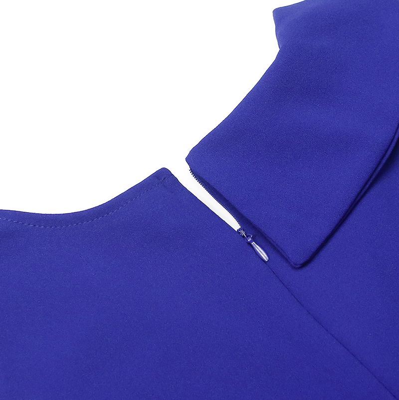 Vestido largo irregular ajustado de talla grande para mujer, vestido de un solo hombro, vestido largo musulmán_voghion.com