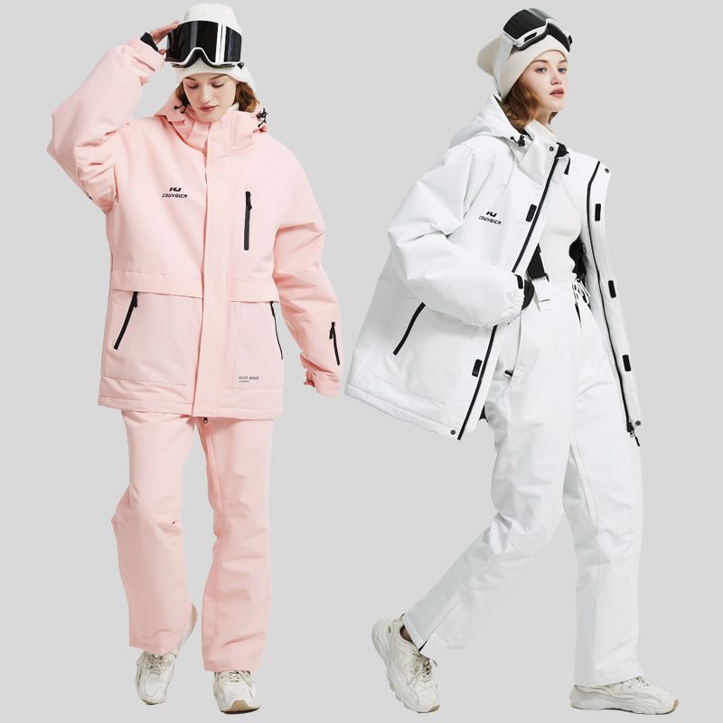 23 completi in stile coreano unisex antivento impermeabili caldi giacca da sci da coppia_voghion.com