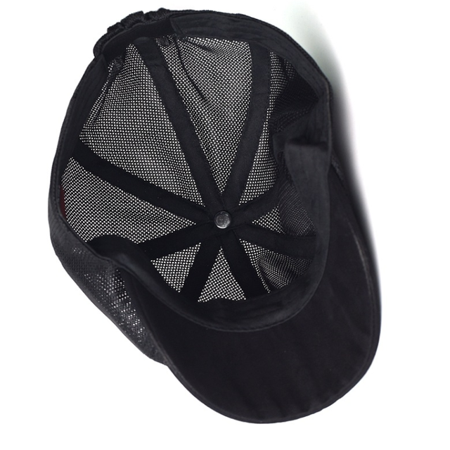 Cappellini da strillone in rete estiva di nuova moda Cappellini da berretto retrò casual traspiranti da esterno Cappello ottagonale Berretti piatti solidi di moda presenti_voghion.com