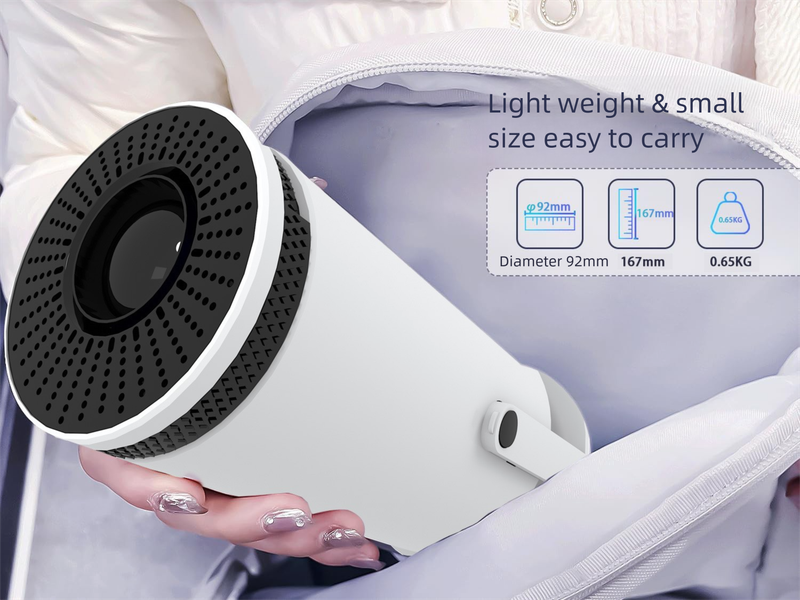 Mini projecteur portable Bluetooth HD 4K avec microphone et téléphone Y5S pour home cinéma_voghion.com