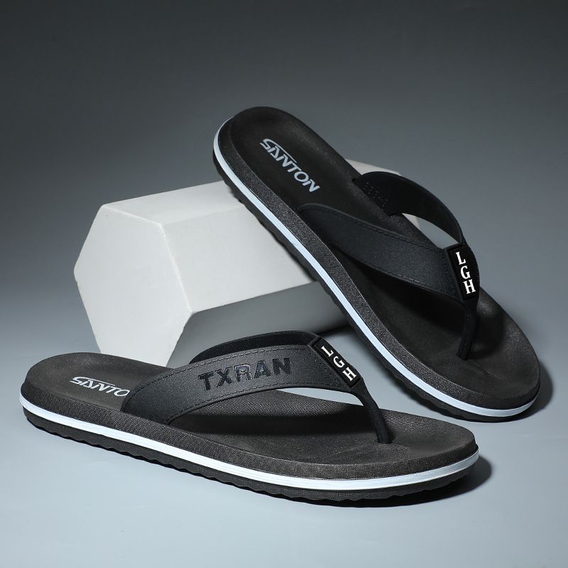 Neue Flip-Flops 25 Sommermode Casual Anti Slip Beach Clip On für Outdoor Wear Trend Wear-resistant Herren Hausschuhe_voghion.com