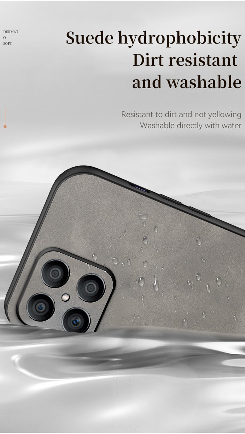 Matte Silikon-Ledertasche für Honor X30 X40 X50I X7A X8A X8 X9A Play 5 7T 6T PRO 6C V40 V30 50lite Soft Case Cover_voghion.com