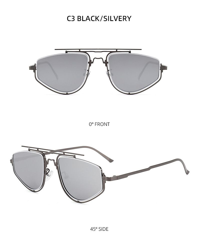 Sunglasses New Style High End Face Showing Small Large Frame Suitable For Square And Round Faces And UV Protection For Men And Women_voghion.com