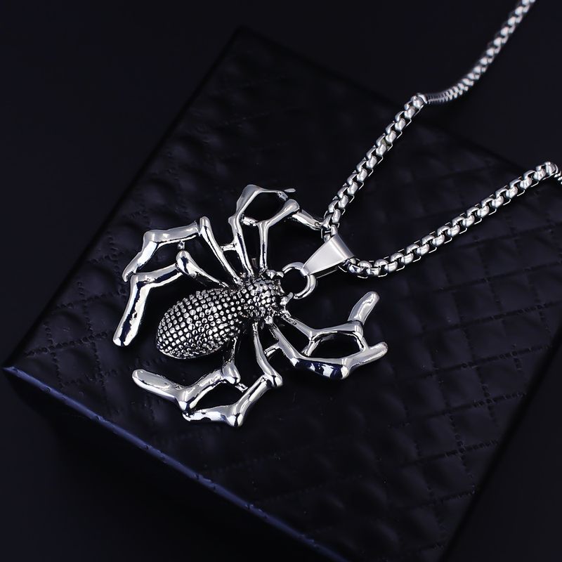 New Hip Hop Street Punk Personality Hot Sale Faith Muse Prayer Prayer Stainless Steel Pendant Angel Wings Necklace Men's Necklace_voghion.com