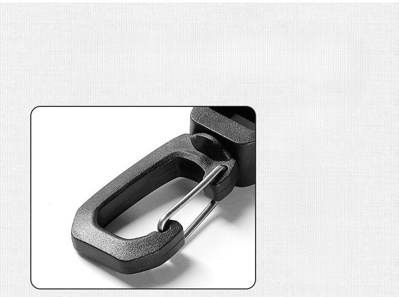 Nuovo guanto Artifact Outdoor Fibbia da appendere Portachiavi da cintura leggero in plastica per barbecue con clip anti-smarrimento rapido_voghion.com