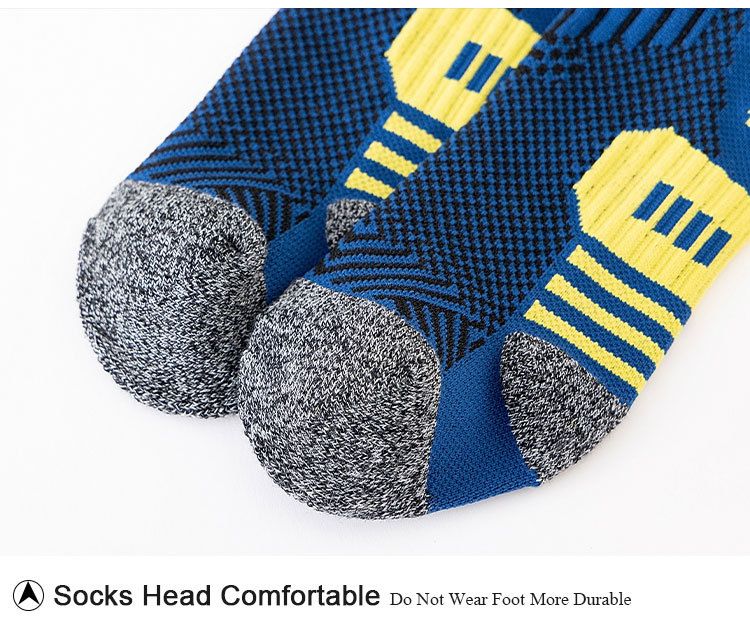 ActiveGo ActiveGo Cross-Border Sweat-Absorbent Breathable Towel Bottom Men's Short Tube Sports Thickened Running Outdoor Hiking Socks_voghion.com