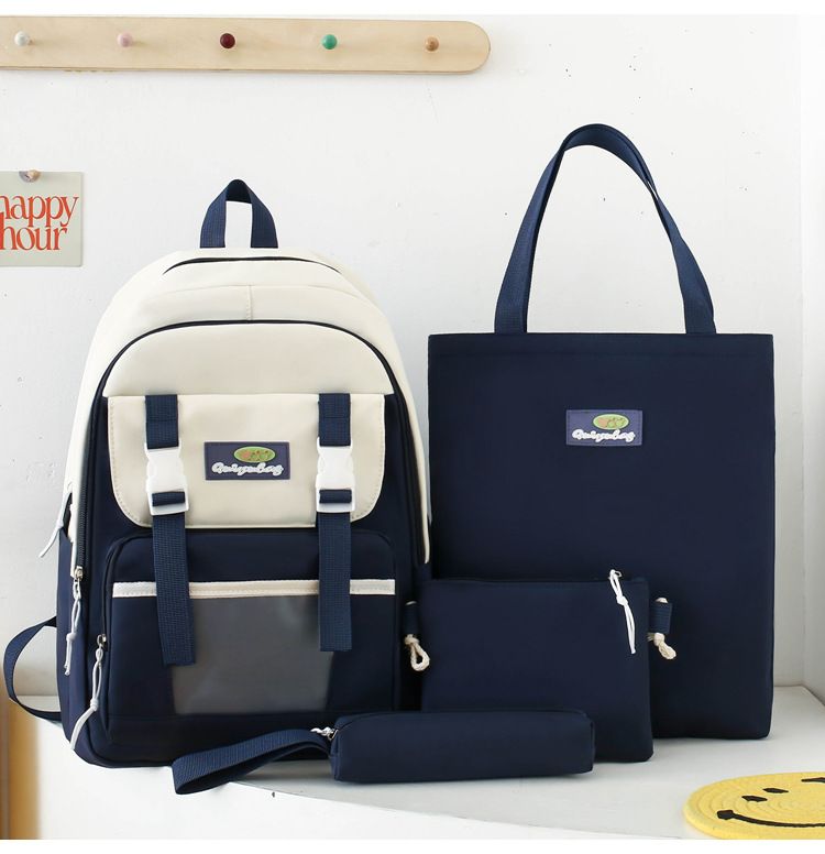 Zaini per bambini, zaini per studenti delle scuole primarie e secondarie, nuovi zaini scolastici di grande capacità, quattro pezzi, borsa per tutoraggio, zaino alla moda per studenti_voghion.com