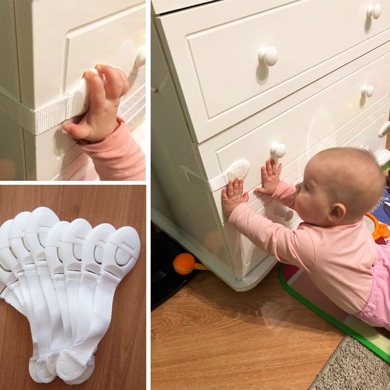 5/10 stuks / kinderbeveiliging kunststof slot met babybeveiliging lade deur kast kast toilet_voghion.com