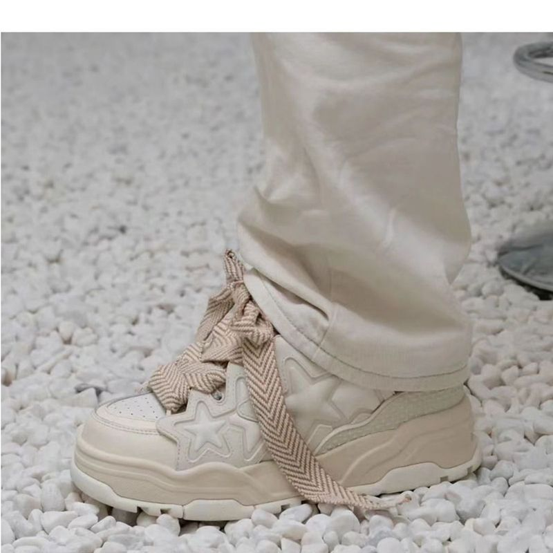 Kaalixto Butter Bread Star Low Top, erhöhte Liebhaber, das gleiche neue Produkt, China-Chic atmungsaktive, vielseitige Boardschuhe,_voghion.com