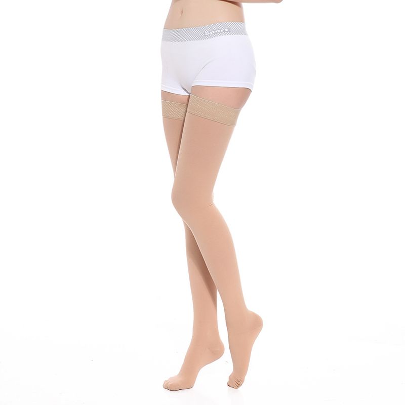 Calze secondarie lunghe sopra il ginocchio elastiche a compressione medica anti-varicose protezione per le gambe delle donne incinte_voghion.com
