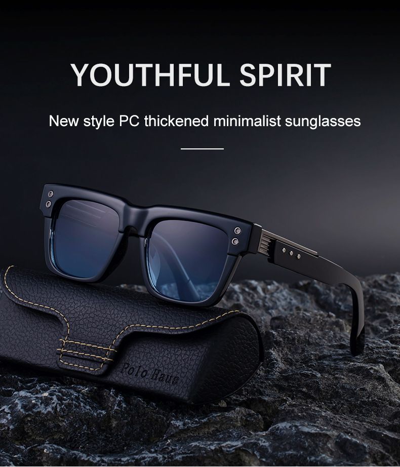 New Fashion Square Frame Sunglasses For Men Retro High End Sunglasses For Men Shades_voghion.com