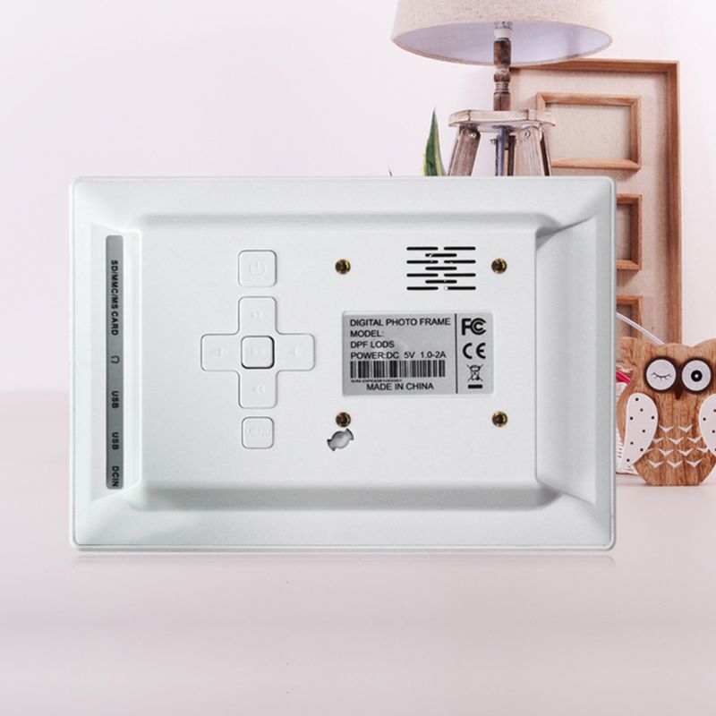 7inch HD LED Digital Frame Smart Electronic Image Album Clock Calendar MP3 MP4 Music Photo Video Player With Remote_voghion.com