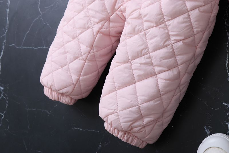 Cozy Fleece-Lined Hooded Baby Jumpsuit With Adorable Ear Design - Winter Warm One-Piece Romper For Toddlers (1-3 Years, 80-100cm) - Soft Polyester_voghion.com