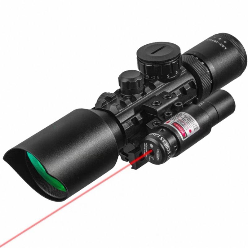 Yüksek Kaliteli Gece Görüşlü Çapraz Teleskop Lazer Entegre Nişangah HD~Büyütme Oyuncak Sapan Modeli_voghion.com