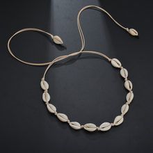 Collana con clavicola corta in stile hawaiano, stile europeo e americano, gioielli transfrontalieri, personalità casual, intrecciata_voghion.com