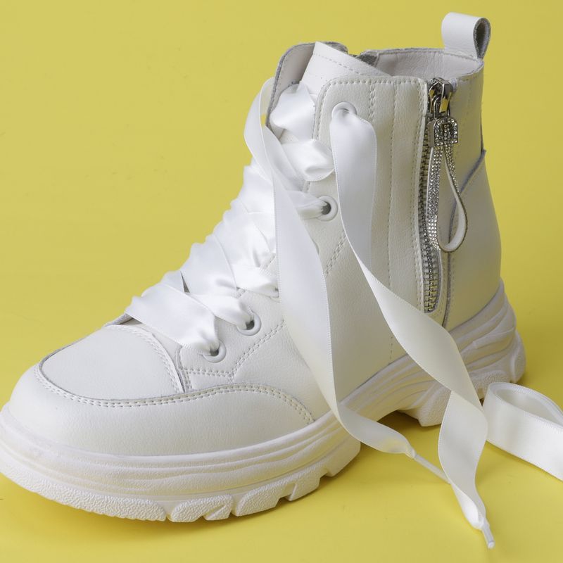 Accessori per scarpe Nastro in raso color caramella Lacci per scarpe Nastro liscio in raso di poliestere a doppia faccia Lacci per scarpe in raso di seta Lacci per scarpe larghi e piatti_voghion.com