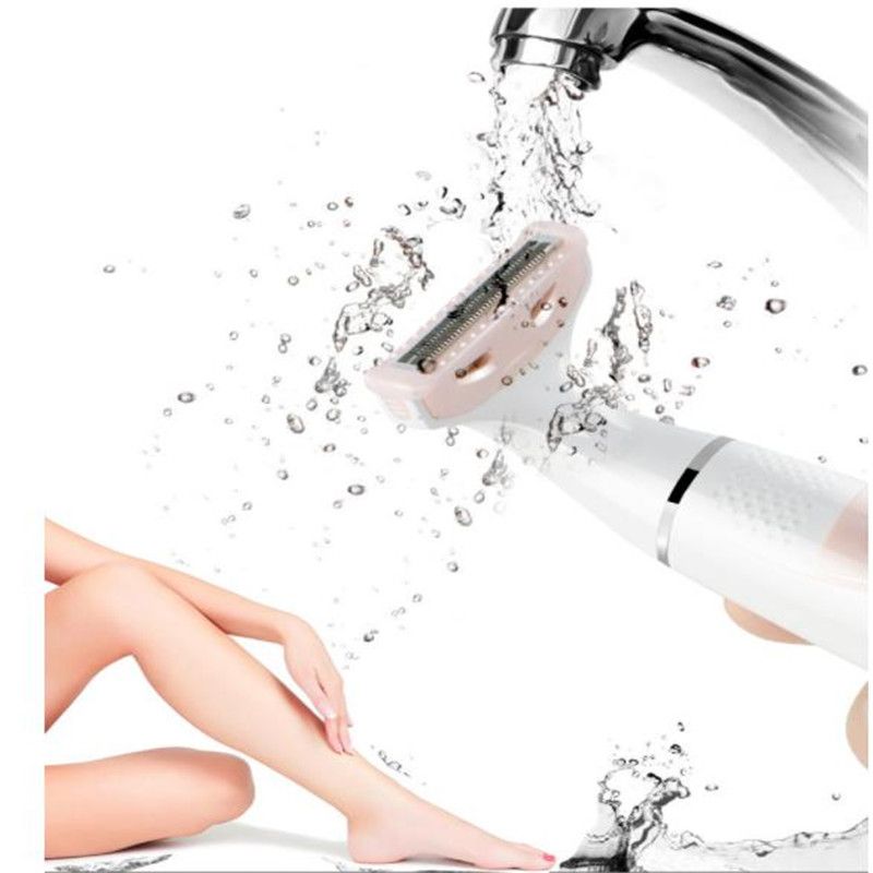Afeitadora eléctrica para mujeres, afeitadora facial, corporal, para piernas, brazos, bikini, máquina de depilación para zonas privadas, afeitadora púbica, depiladora_voghion.com
