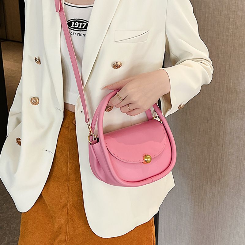 Borsa da donna strutturata stile occidentale Borsa estiva piccola stile coreano nuova borsa a tracolla alla moda Borsa quadrata portatile a colori a contrasto_voghion.com