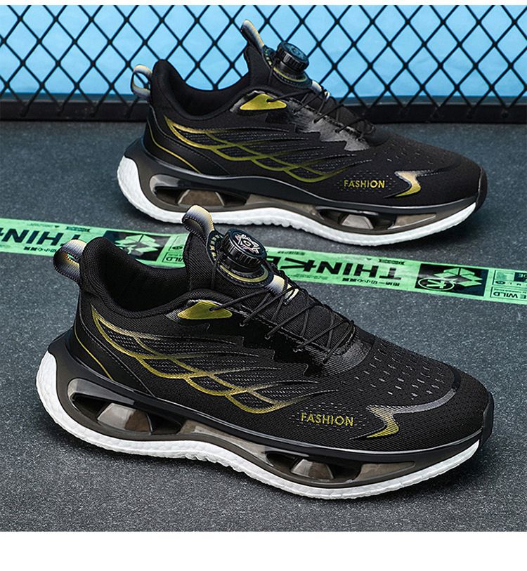 Nuove scarpe da ginnastica per adolescenti con bottoni rotanti a molla ammortizzanti Popcorn running shoes_voghion.com