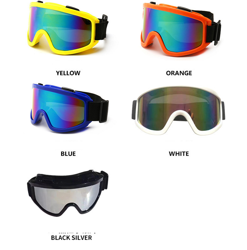 Uniszex kültéri férfi és női motoros sportszemüveg, színes fóliával, szélálló homokventilátorokkal, síléccel felszerelve_voghion.com