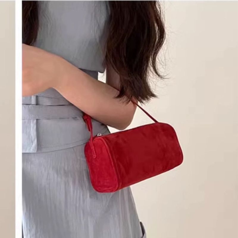 Portapenne a righe, moda, versatile, di alta qualità, in vera pelle, da donna, borsa a cuscino, casual, da ascella_voghion.com