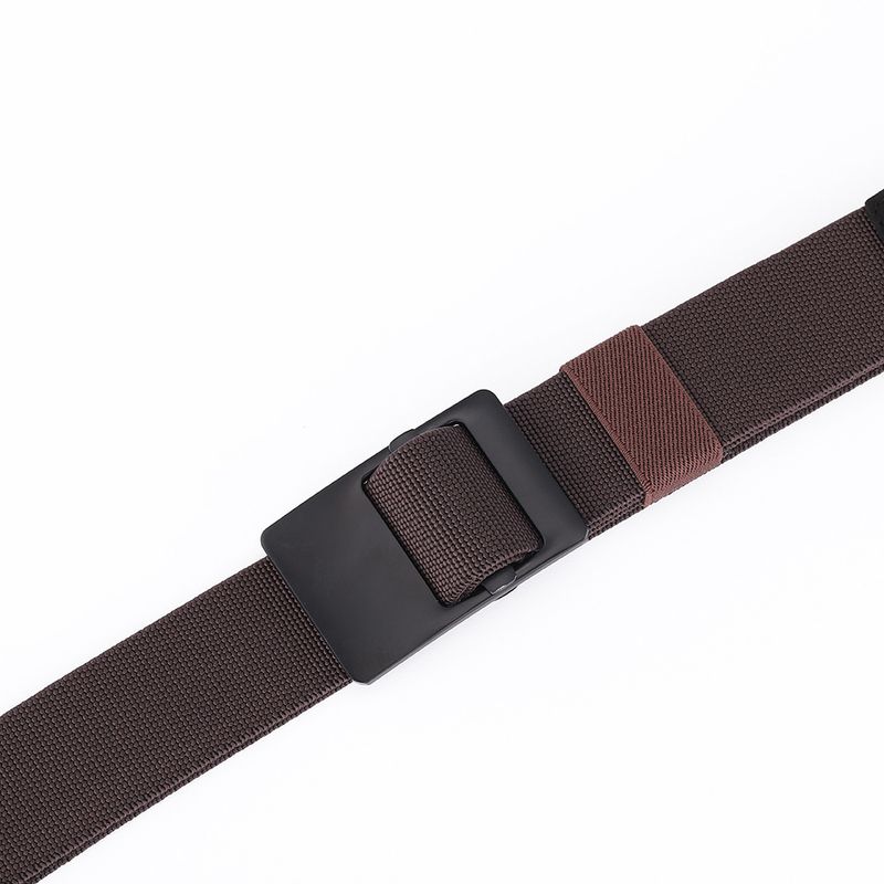 Woven Elastic Belts For Men & Women - Decorative Pin Buckle, Casual & Versatile Style_voghion.com