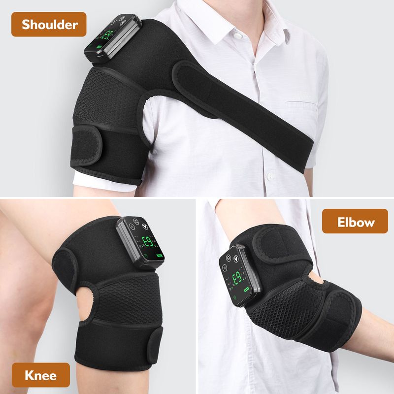 New heating for middle-aged elderly people, home therapy, hot compress pads, cold and warm massager knee pads_voghion.com