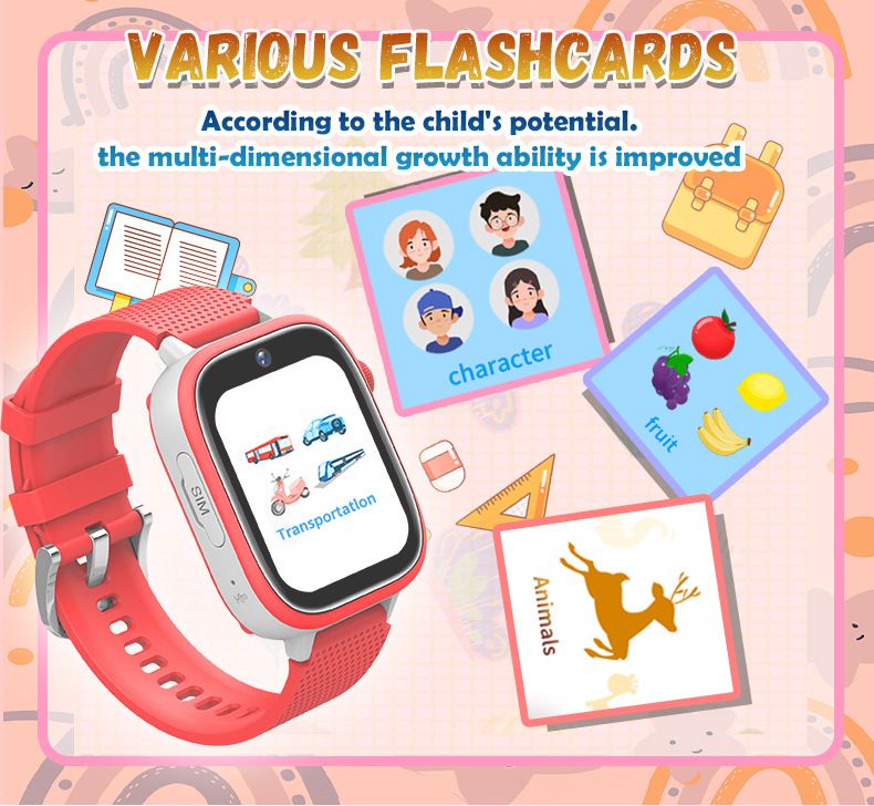 children's phone watch 4G smart positioning watch video SOS call independent watch _voghion.com