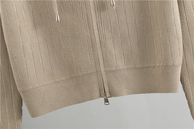 Damenbekleidung High-End-Mode Casual Sports für Frauen Herbst und Winter Hot Dia Kapuzenjacke Weite Beinhose_voghion.com