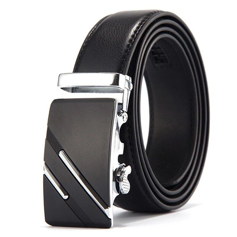 2025 Fashion Business Men'S Belt Genuine Luxury Brand Belt Metal Buckle Belt High-Quality PU Leather Soft Belt With Cargo Pants Jeans_voghion.com
