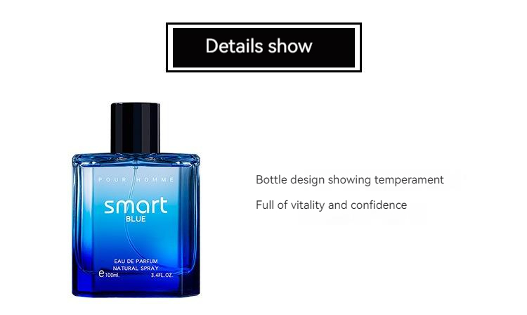 Intelligentes schwarzes Parfüm, blaues Whisky-Parfüm, frisches und anhaltendes Eau de Toilette, Herrenparfüm mit Holzgeschmack_voghion.com