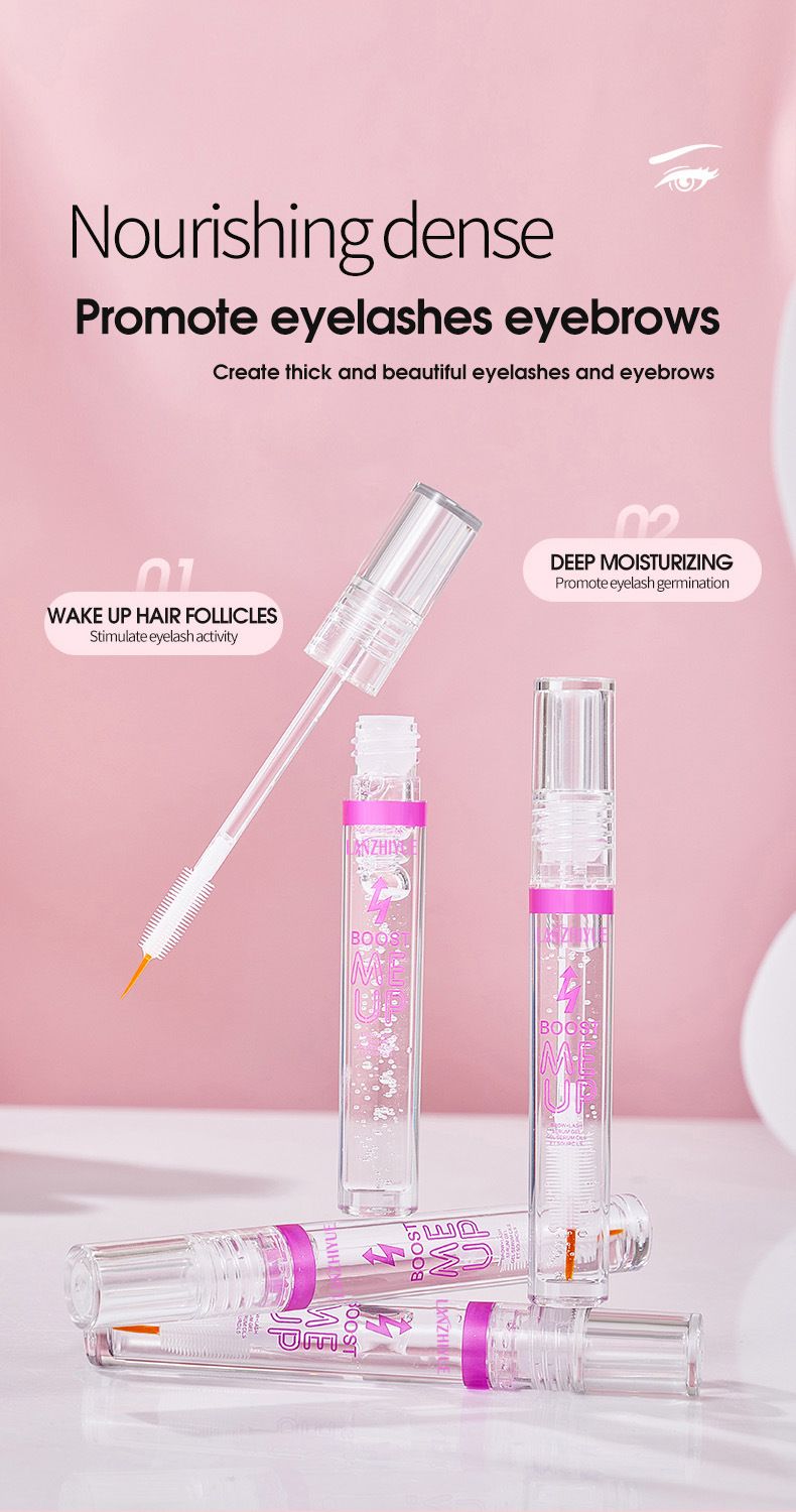 Mascara Cosmetics LANZHIYUE Eyelash Liquid Eyebrow Liquid Two In One Thick Curling Big Eyes Makeup Dual Purpose_voghion.com