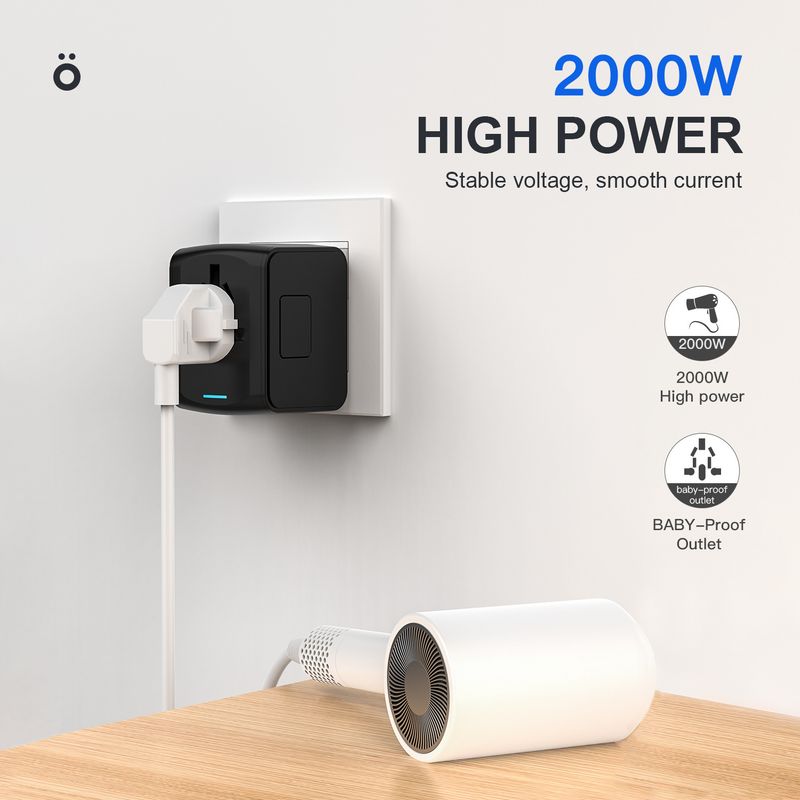 syct Travel Multi-Function Charger 199 Converter 4USB Australian/UK/EU/US Charging Dock_voghion.com